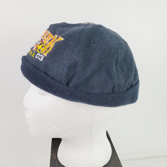 Vtg 2003 CSI Bullet Proof Bike Week Daytona Beach Florida Hook Loop Skull Cap - Picture 4 of 9